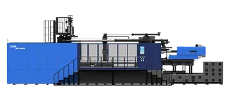 Máquina de moldeo por inyección de 2 componentes de mesa giratoria grande